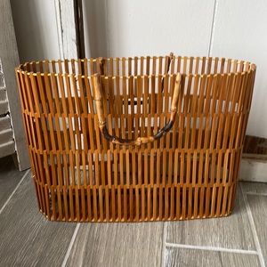 Wooden tote bag